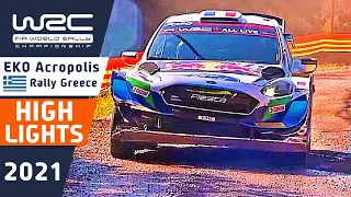 WRC Rally Highlights : Day 2 Morning : EKO Acropolis Rally Greece 2021: SS 7 Pavliani, SS8 Gravia