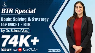 One month Strategy for INICET using BTR by Dr. Zainab Vora | Cerebellum Academy