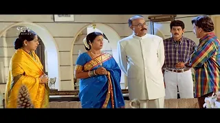 Vishnuvardhan Got Insult By Sister's Groom Family | Kotigobba Best Scene | Abhijith, Sathyapriya