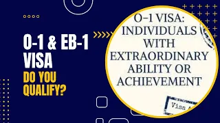 Explained: O-1 and EB-1 Visa. Do YOU qualify? #eb1a #greencard #usa #immigrant #advice #visa #live