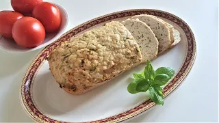 Chicken meat loaf.