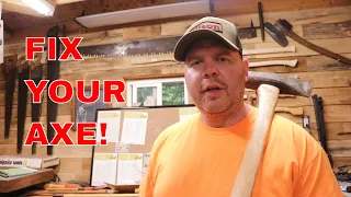 Loose Axe Head/Handle? Here Is A Quick Cheap Way To Fix It!
