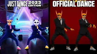 COMPARING GIVE THAT WOLF A BANANA | JUST DANCE x OFFICIAL DANCE