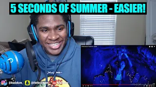this voice was insane!! 5 Seconds of Summer - Easier | REACTION!