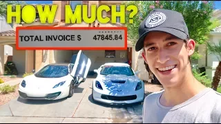 You Won't Believe How Much It Cost To Own A McLaren & Z06 At Age 22