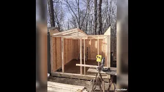 Custom garden shed build