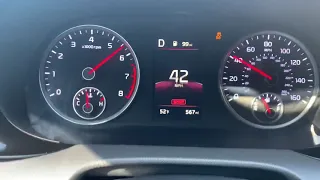 2021 Kia K5 GT line 0-60 mph acceleration test