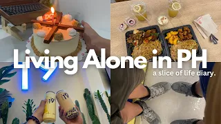 Living alone in the Philippines: birthday vlog🎂ice skating and lots of eating🍴a year older🥂🤍