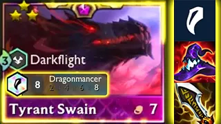 8 Dragonmancer 3 Star Tyrant Swain ⭐⭐⭐ | Full Crit AP! | TFT Set 7.5