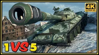 113 - 9,7K Dmg - 1 VS 5 - World of Tanks Gameplay - 4K Video