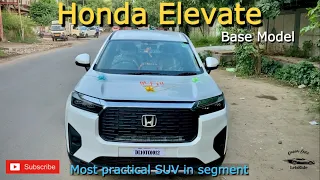 Honda Elevate SV base model - most practical SUV in segment l Walkaround and all features explained