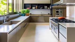 100 Modular Kitchen Design Ideas 2024 Open Kitchen Cabinet Colors| Modern Home Interior Design P13