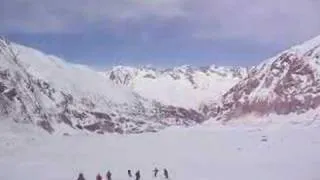 Skiing Vallee Blanche, Chamonix, France