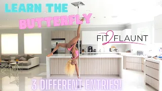 Intermediate Pole Trick - Butterfly - How to pole dance from home