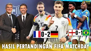 Gol Cepat Florian Wirtz dan Gol Kai Havertz Bawa Jerman Sikat Prancis 🔥 Inggris Dipermalukan Brasil