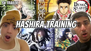 HASHIRA TRAINING ARC! | DEMON SLAYER SEASON 4 PV TRAILER REACTION