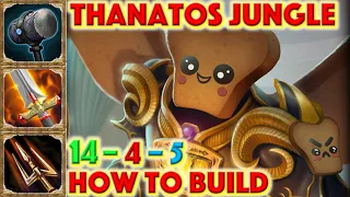 SMITE HOW TO BUILD THANATOS - Thanatos Jungle + How To + Guide (Season 7 Conquest) 2020 Thanataost