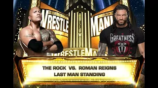 WWE2K24 The Rock vs Roman Reigns