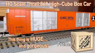 Review of the new HO scale Class One Model Works 86ft High-Cube Box Car