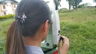 Orientation of total station
