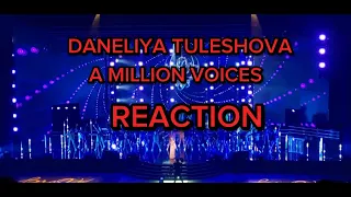 Daneliya Tuleshova - A Million Voices (Bravo Premia Moscow 2019) REACTION