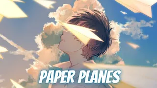 Nightcore - Paper Planes (Lyrics) (Lucas & Steve & Tungevaag)