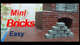 How to make a mini brick easily. / Как сделать мини-кирпич легко.