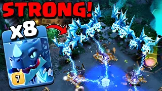 E-DRAGONS Dominating THE AIR META in TOWN HALL 16 | EASY Air SPAM Strategy in Clash of Clans