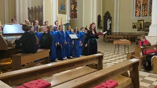 BACH aria alto "Murre nicht, liber Christ" (Cantata 144) E. Leskova, M. Yukovich (organ)