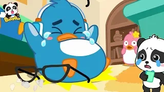 Rudolph Broke Father's Glasses | Good Father or Bad Father | Baby Kitten Care | BabyBus Cartoon