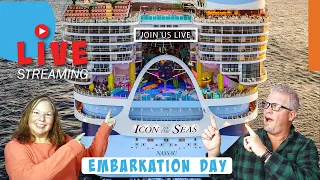 Live! From Embarkation Day Aboard Icon of the Seas!!