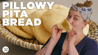 How to Make Pita Bread | Bake It Up a Notch Bite Size