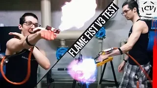 Flame Fist V3 Test (Punch Activated Flamethrower)