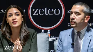 'Racist by default': AOC Talks to Mehdi Hasan and Zeteo about Gaza, Genocide, and Media Bias