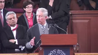 The Prince of Wales makes a speech titled: Islam and the Environment