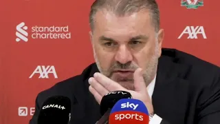 Ange Postecoglou press conference post Liverpool-Tottenham 4-2