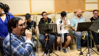 Richie Ray y Bobby Cruz, Ensayo, estudio Fonava Music en Río Piedras Puerto Rico.