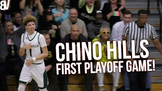 LaMelo & Chino Hills Star Playoffs FOOLING From JUMP! INTENSE First Round VS JSERRA! FULL HIGHLIGHTS