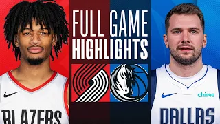 TRAIL BLAZERS at MAVERICKS | FULL GAME HIGHLIGHTS | January 3, 2024