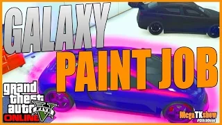 GTA 5 Online: Sexual GALAXY Paint Job! | Best Rare Paint Jobs #1 (Rare Galaxy Customisation Guide)