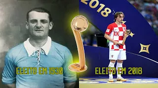 QUEM FOI ELEITO MELHOR JOGADOR DE CADA COPA DO MUNDO