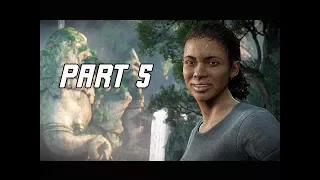 UNCHARTED THE LOST LEGACY Walkthrough Part 5 - Trident Puzzle (PS4 Pro Let's Play Commentary)