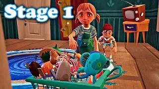 HELLO NEIGHBOR: Hide & Seek - Stage 1 Walkthrough | ALL Animal Toys Locations