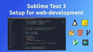 Настройка Sublime Text 3 для web-разработки в 2019