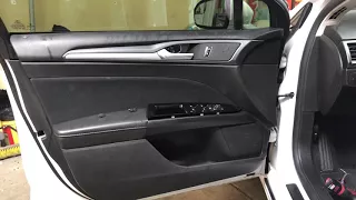 How to remove door panels on a 2015 Ford Fusion