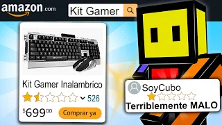 JUGUÉ con el KIT GAMER mas HORRIBLE de AMAZON *Me apago el PC*