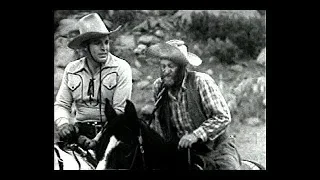 Buster Crabbe as Billy The Kid - Frontier Outlaws - Al "Fuzzy" St John