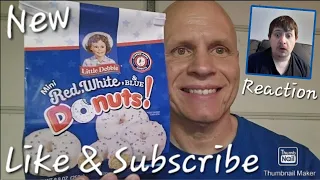 [Reaction] New Little Debbie Red, White & Blue Mini Donuts Review