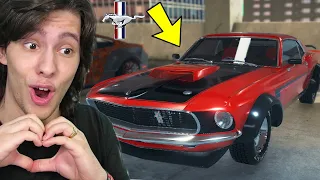 RECONSTRUÍ UM MUSTANG CLÁSSICO DE QUASE 100 ANOS ATRÁS!! (Car Mechanic Simulator)