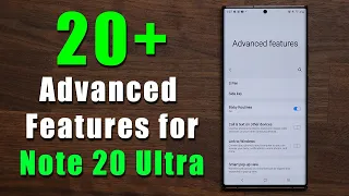 TOP 20 GALAXY NOTE 20 ULTRA ADVANCED TIPS - TRICKS AND FEATURES!